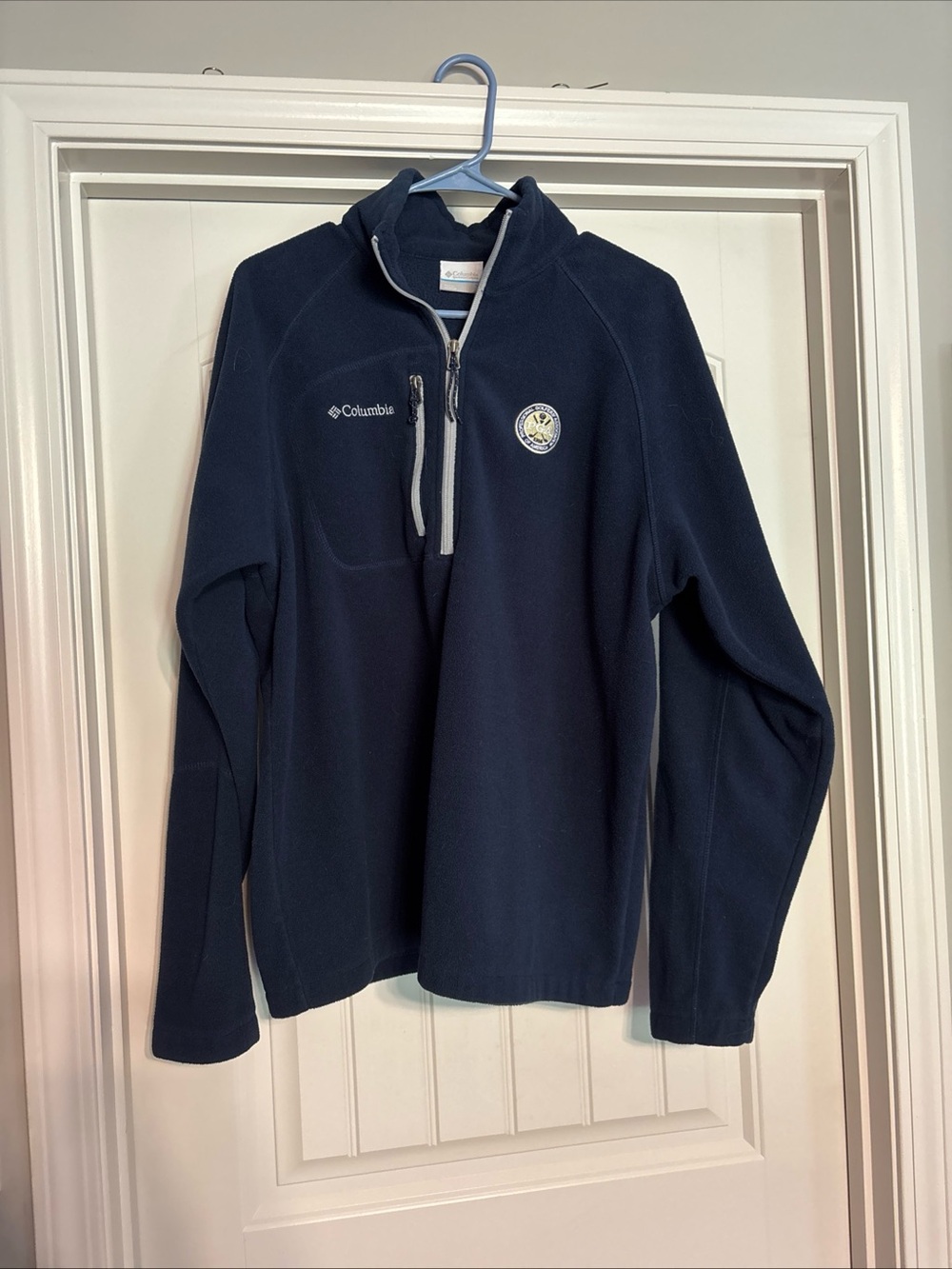 Columbia Fleece PGA Embroidered Quarter Zip Men’s Large Golf ⛳️